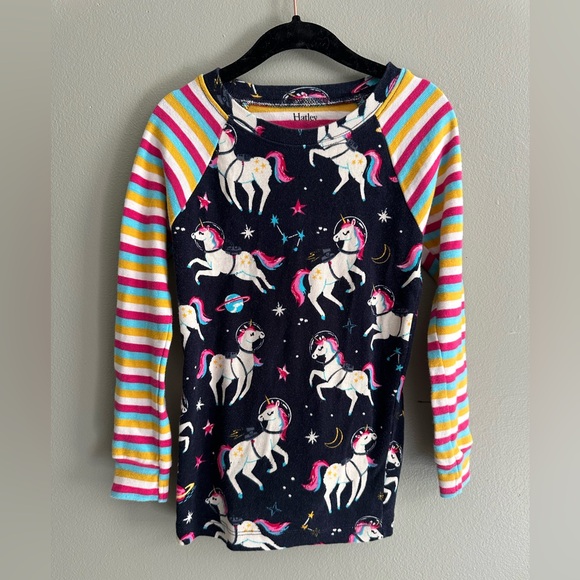 Hatley Unicorn Pajama Set Size 7 - Picture 1 of 3